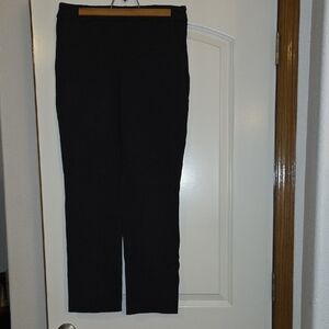 Charcoal Gray Patterned Dress Pants